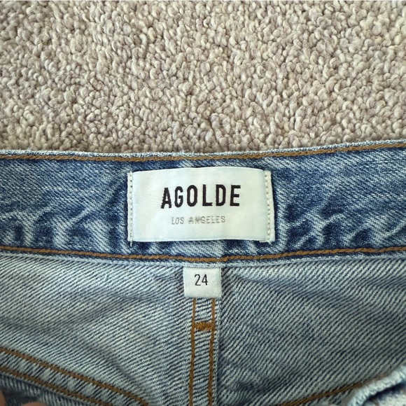Agolde Ren High Rise Crop Wide-Leg jeans - Picture 5 of 10